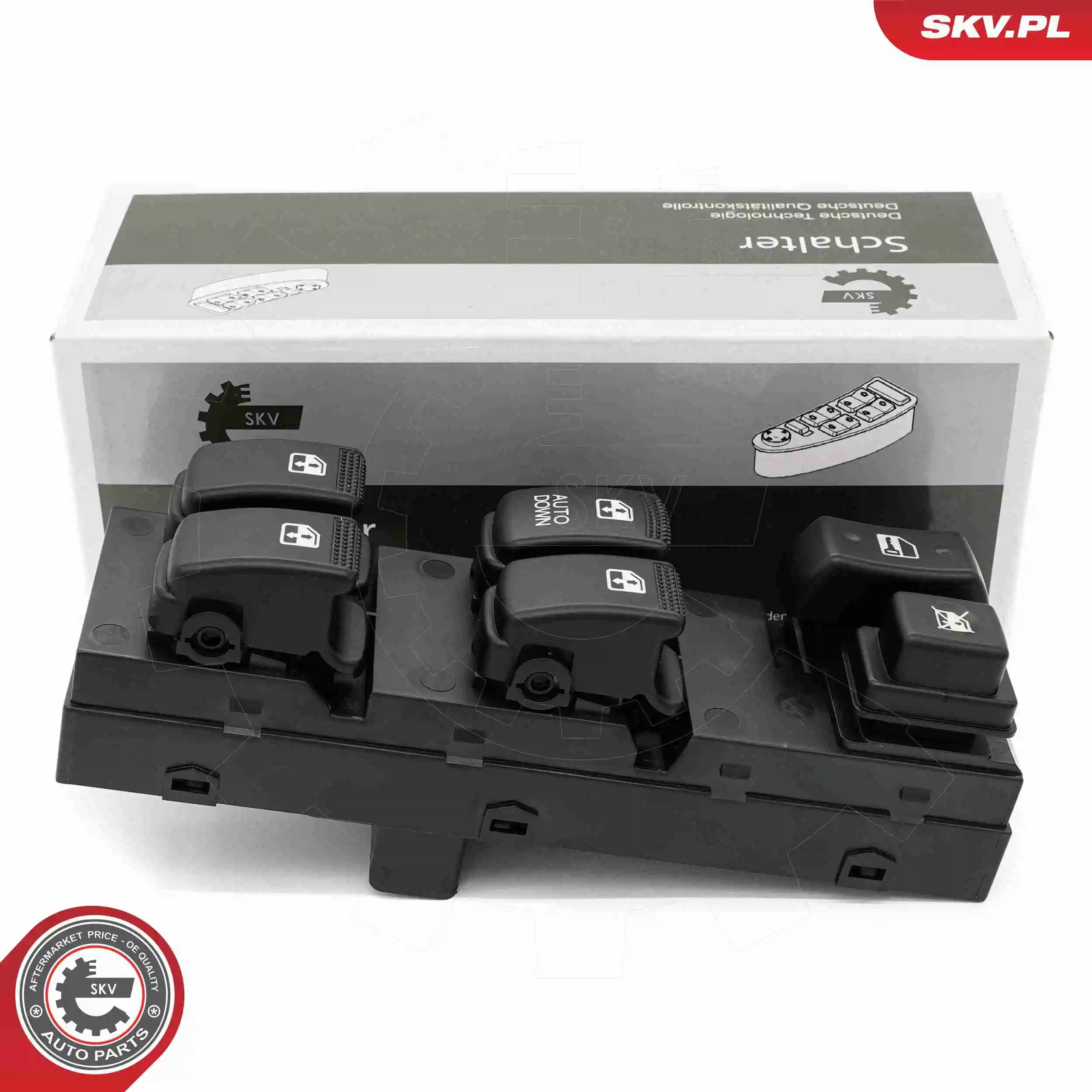 Switch, window regulator